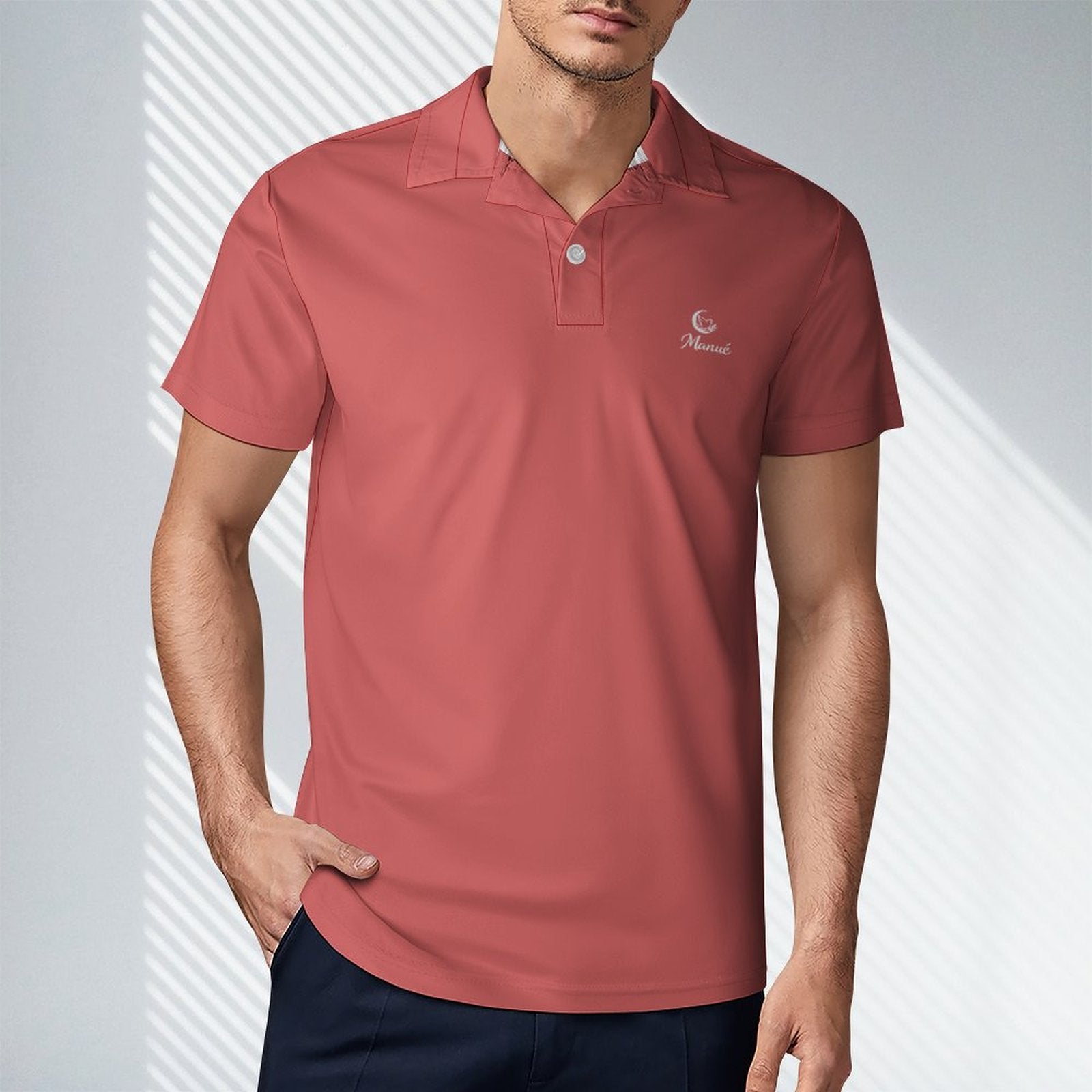 POLO PARA HOMBRE SALMÓN