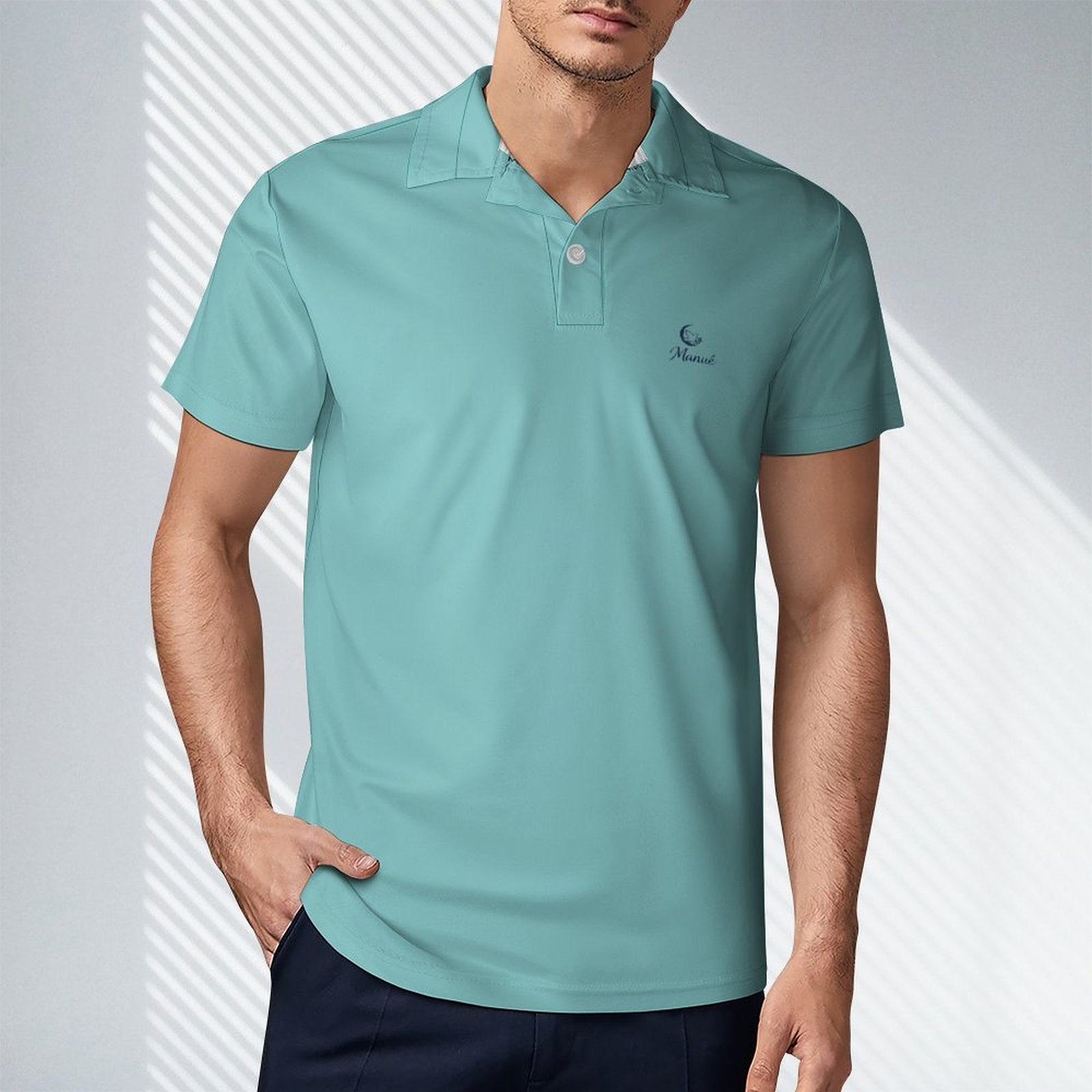 POLO PARA HOMBRE AZUL CLARO